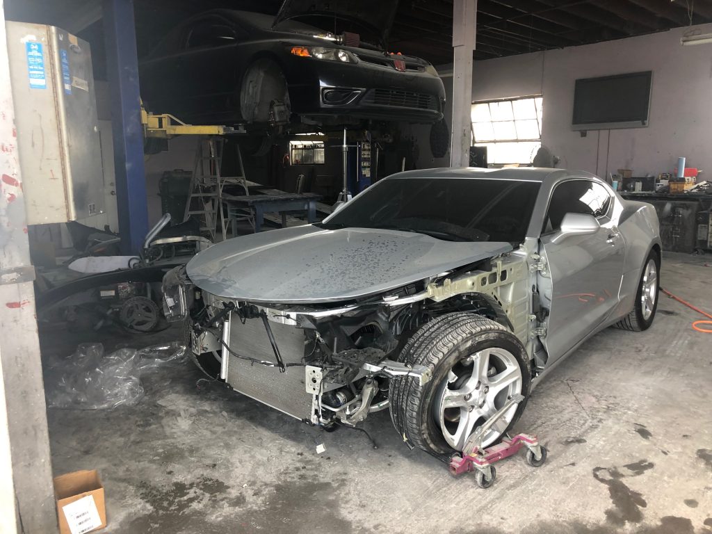 Camaro Front Damange